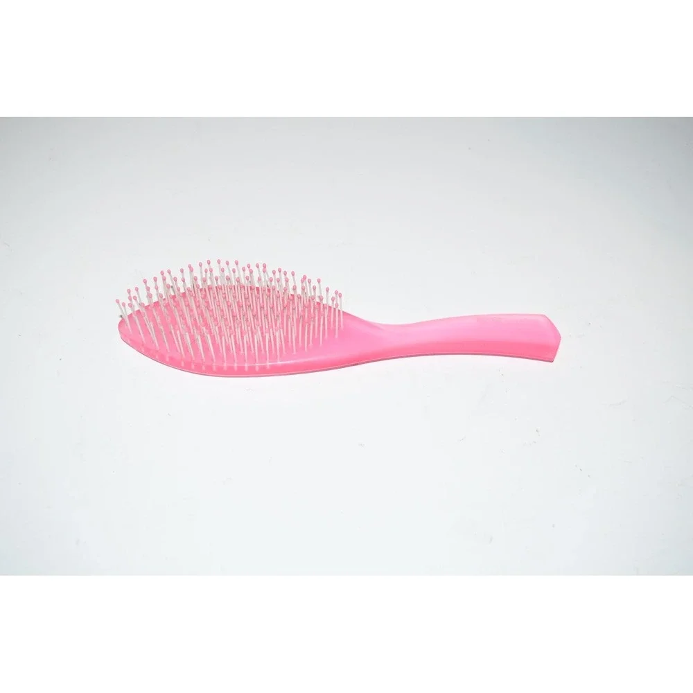 Estee Lauder Ball Tipped Small Travel Purse Plastic Hair Brush pink 7